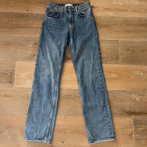Zara Mid Waist Straight Size 2 with 33inch inseam